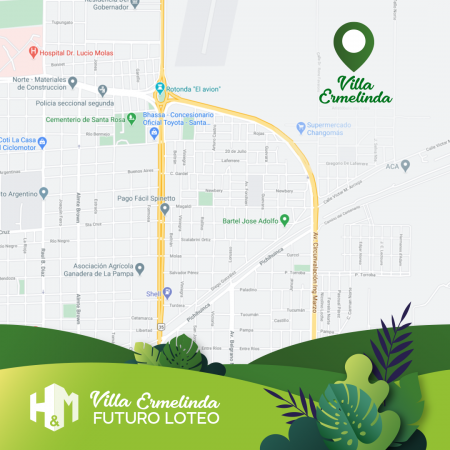 Loteo "Villa Ermelinda" ultimos lotes disponibles en etapa 2 y preventa de 3o etapa