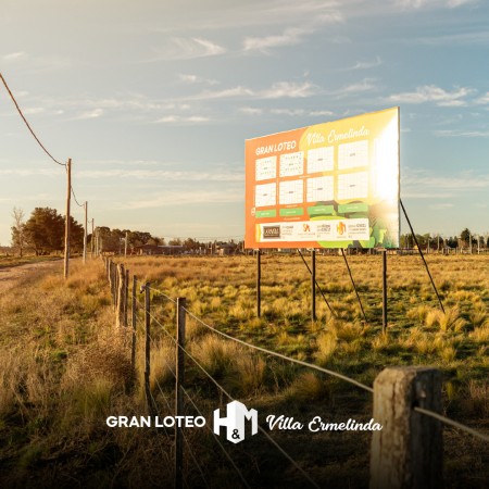 Loteo "Villa Ermelinda" ultimos lotes disponibles en etapa 2 y preventa de 3o etapa